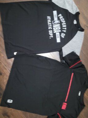 NBA Shirt Lot of 2 Size Medium Mens Basketball quick dry material